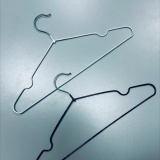 Reusable Hangers with PVC coating WHITE