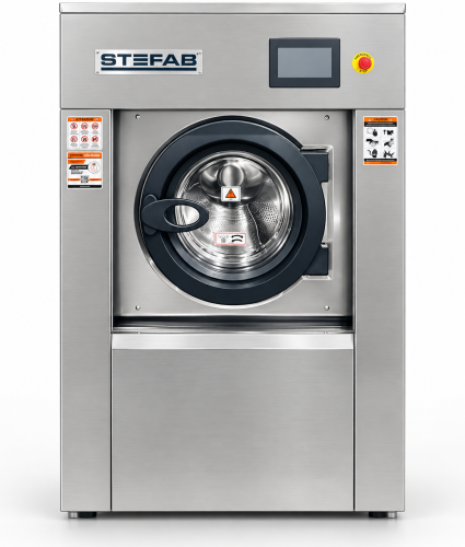 Front-end industrial washing and wringing machines of the ZX series