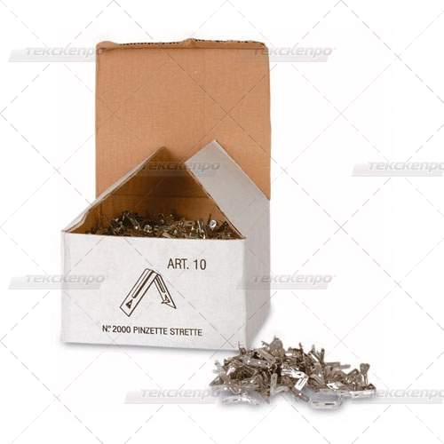 Clips (staples) for skirts are small